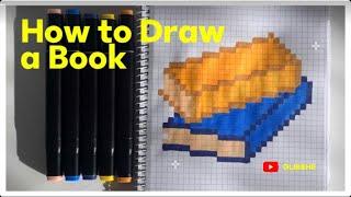 Малюнки по клітинках How to Draw a Books #pixelart #drawing @Glibshe #howtodraw #pixels