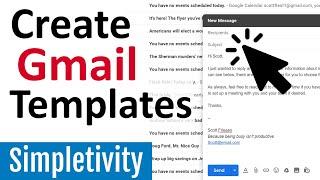 How to Save Time with Gmail Templates Canned Responses