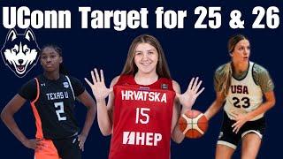 UConn Recruit Targets for the 2025 and 2026 Classes