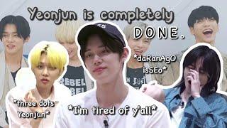 TXT Yeonjun being done with everything