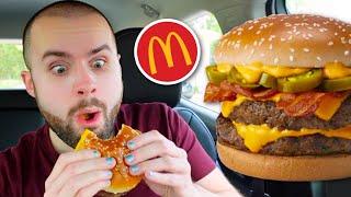 McDonald’s NEW Cheesy Jalapeno Bacon Quarter Pounder REVIEW