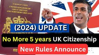 New Rules for UK Citizenship Announced 2024  British Citizenship New Rules