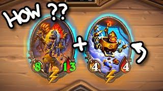 The Weirdest Scaling Combo that beats Massive Quilboars  Hearthstone Battlegrounds