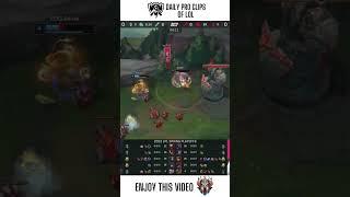 BLG Bin Takes First Blood and Outplays EDG JieJie Under Tower  #shorts