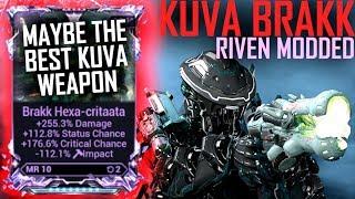 Warframe KUVA BRAKK RIVEN MODDED The new best secondary