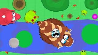 OP FROG EATS DINO MONSTER  TAKING REVENGE ON FROG  MOPE