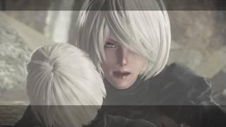 Nier Automata Route A - Threat Disposal Eve Dead 2B Kills 9S It Always Ends Like This Cutscene