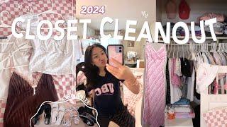 CLOSET CLEANOUT 2024 ‍️ productive*  