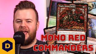 5 Great mono-red MTG commanders you should build next