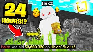 How I Got A 50 Million Midas In 24 Hours Hypixel Skyblock - Challenge