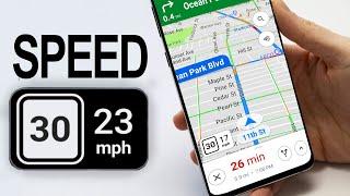 Google Maps - add Speedometer & Speed Limit