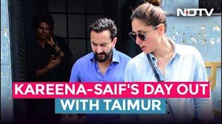 Kareena Kapoor And Saif Ali Khans Sunday Outing With Son Taimur