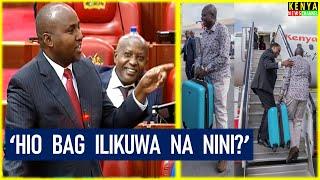 Laughter in Parliament as Junet Mohamed DESTROYS Gachagua for carrying his Bag on Kenya Airways