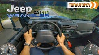 Jeep Wrangler TJ 2.5i 87kW 51 4K TEST DRIVE – ACCELERATION COUNTRYSIDE & OFF-ROADTopAutoPOV