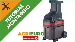 Biotrituratore elettrico AL-KO Easy Crush LH 2810 - taglio con rulli  montaggio