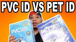 PVC VS PET CARD SHEET  ID LAYOUT USING MS WORD  TRANSPARENT INVITATION  The Printing Shock