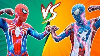 TEAM SPIDER-MAN vs BAD GUY TEAM  How Are NEW BAD-HERO Created ?? Special Live Action - Bunny Life