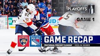 Gm 1 Panthers @ Rangers 522  NHL Highlights  2024 Stanley Cup Playoffs