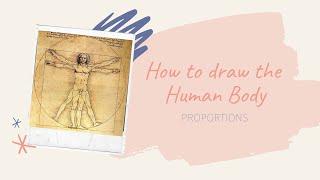 How to draw the Human Body- Proportions.  Clase de arte para Primaria y Secundaria.