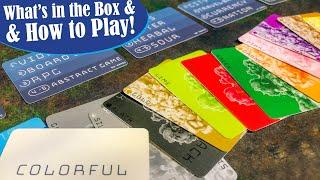 COLORFUL Card Game Unboxing & How to Play - Based on the Game MATCH ME