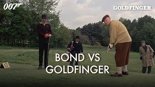 GOLDFINGER  007 And Auric Play Golf – Sean Connery  James Bond