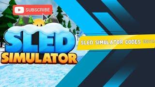 SLED SIMULATOR CODES 2021