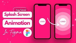 splash screen animation in figma  easy tutorial  animation #shorts #figma #figmadesign #viral