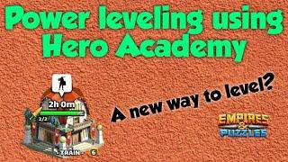 How to power level using Hero Academy Empires & Puzzles