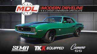 MDL  SEMA 2022 TKX equipped 69 Camaro SS with James Ferguson