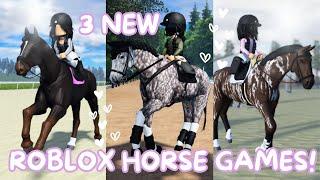3 New Roblox Horse Games II Westfield Racing Rose Hill Stables & Oak Wood Equestrian