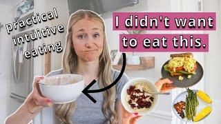 What I Eat With Food Freedom Full Day Of Intuitive Eating