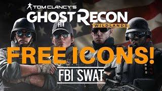 FREE R6S ICONS GHOST RECON WILDLANDS