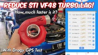 STi Stock vs. Billet VF48 + EWG  Dragy Comparison Test