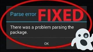 How to FIX PARSE ERRORAndroid apk installation