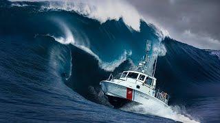 Why US Coast Guard Ships CANT SINK in MONSTER WAVES