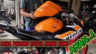 Cara Mudah Pasang Cover tanki CBR250R ke CBR150R Tanpa Bongkar Tanki.