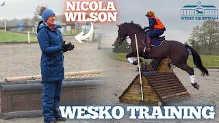XC Lesson with Nicola Wilson - Wesko Young Eventers Pathway - Event Training Vlog with Maggie