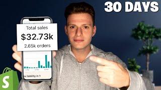 How I Made $32000 in 30 Days Dropshipping With NO MONEY