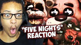 FNAF SONG - Five Nights  FabvL REACTION  FABVL IS SO POWERFUL WITH THESE LYRICS THO