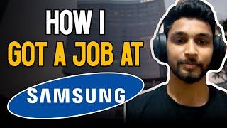 How I Got A Job At Samsung  How To Get Placed At Samsung  Coding Ninjas