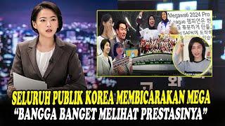 VIRAL BANGET DI KOREABANGGANYA Reaksi pemain Red sparks Melihat Mega jadi MPV saat Juara Proliga