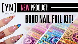 NEW BOHO FOIL KIT  How to Create Transfer Foil Smile Line Designs