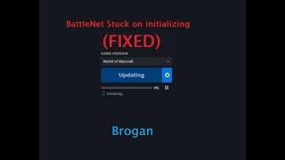 Battle Net gets stuck on initializing Fix