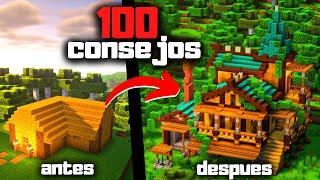 100 TRUCOS y CONSEJOS para construir mejor en MINECRAFT.