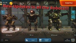 War Robot Test Server 2.5 New Prototype n update in Speed and Horsepower of all the Robots2pat