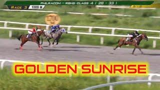 GOLDEN SUNRISE - SCLP-PRCI RACE 3  August 1 2021  STA ANA LIVE RACING REPLAY #BAYANGKARERISTA