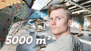 I tried the worlds biggest climbing gym       With Alexis Landot