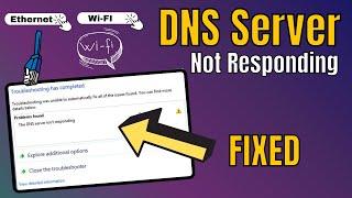 How to Fix DNS Server Not Responding On Windows 11107  Wi Fi or Ethernet Connection 2022