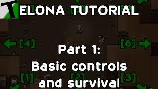 Elona Tutorial Part 1 Basic controls survival hunger