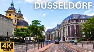 Driving Tour 4K Düsseldorf Germany 2024   City Travel & Sightseeing Tour